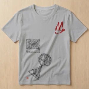 Calligraphy T-shirt | Orb. Trine. Quad
