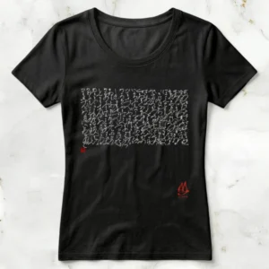 Calligraphy Art  Hiragana (Iroha Song) T-shirt | Slim-fit, Light